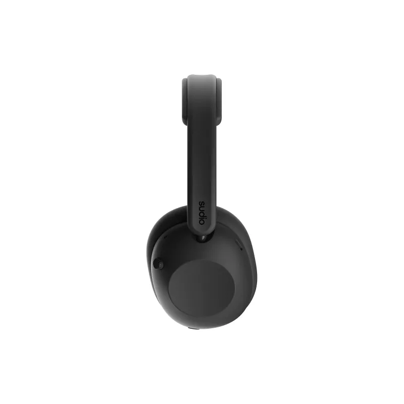 Sudio K3 bezvadu ausis ar hibrīdo ANC, Bluetooth 5.3, 60h akumulatoru, Ink Black