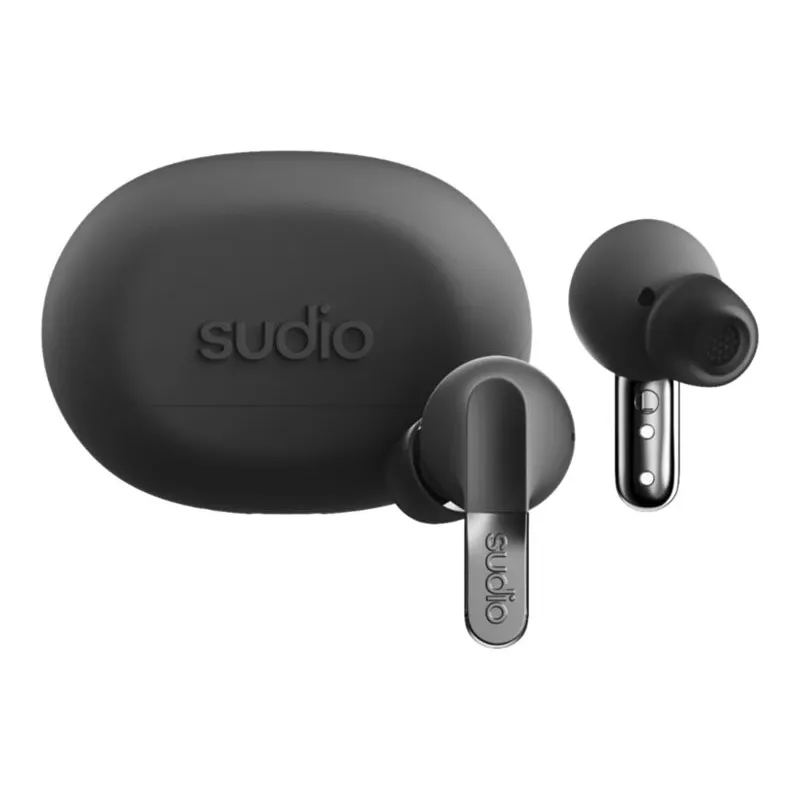 Sudio N3 Pro bezvadu austiņas, Bluetooth 5.4, Titanium Black