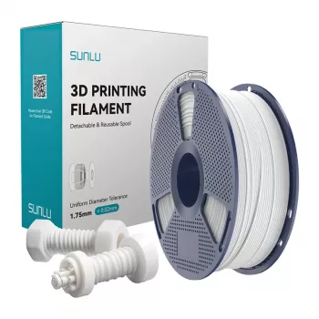 Sunlu High-Speed ABS Pavediens (Balts) 1.75 mm 1 kg (ABS H-S W)