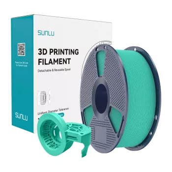 SUNLU PETG ātrgaitas matēts pavediens 1,75 mm 1 kg piparmētru zaļš
