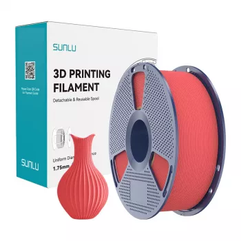 SUNLU PLA Classic ķiršu sarkans 1.75 mm 1 kg 3D printera pavediens