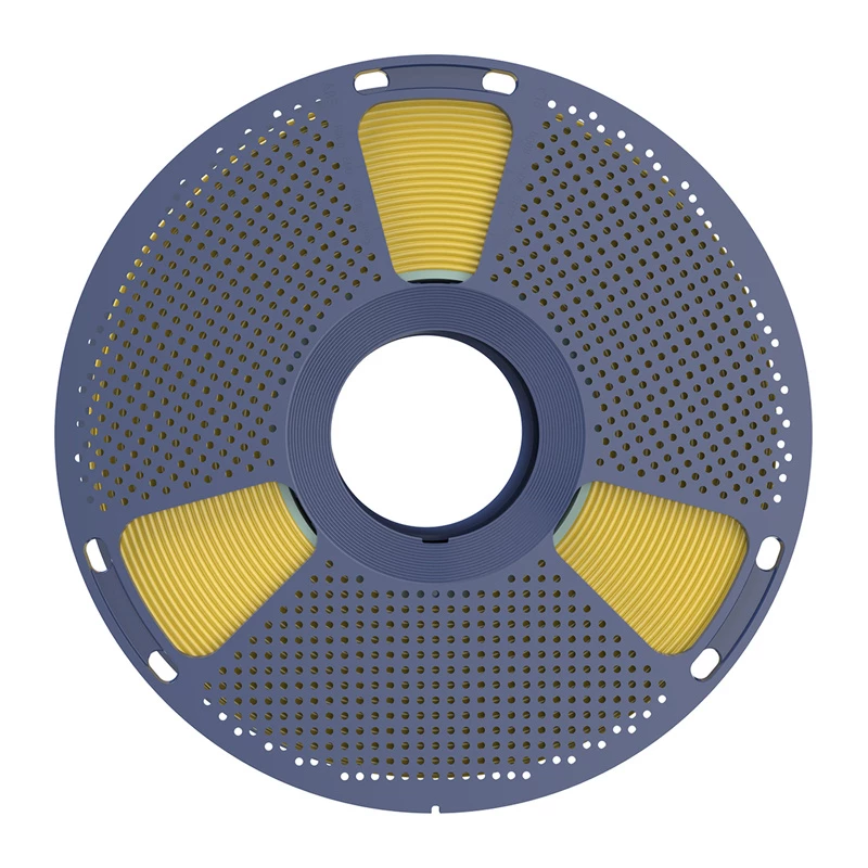 SUNLU PLA+ ātrgaitas 3D printera pavediens, dzeltens, 1,75 mm, 1 kg