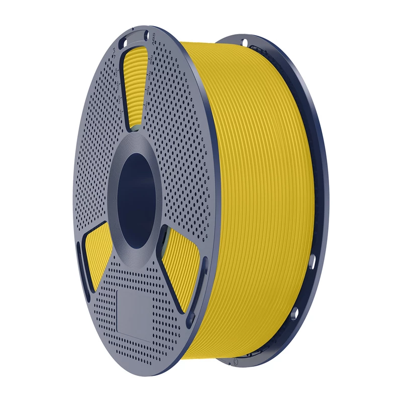 SUNLU PLA+ ātrgaitas 3D printera pavediens, dzeltens, 1,75 mm, 1 kg