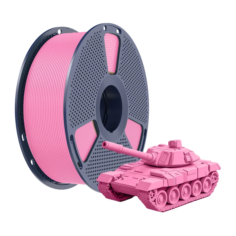 SUNLU PLA+ High-Speed Rozā 3D Printera Pavediens 1.75mm 1kg