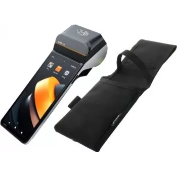 Sunmi V3 6,75 collu Android 13 POS terminālis ar 58mm čeku un etiķešu printeri, 4G LTE, NFC, 7700mAh akumulatoru, uzlādes dokstaciju komplektā (P06100007-HOL)