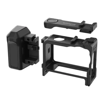 Sunnylife 2-in-1 rāmis un stiprinājums DJI Osmo Action 6 (melns)