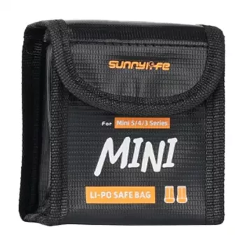 SUNNYLIFE Battery Carrying Case for DJI Mini 3 Pro / Mini 4 Pro / Mini 5 Pro (Holds 2 Batteries) - Grey