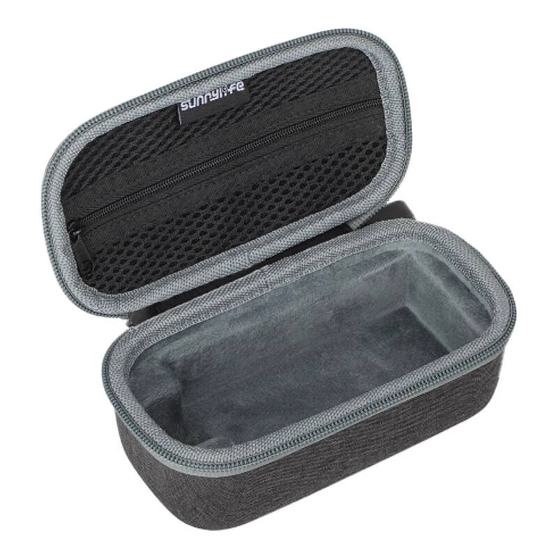 Sunnylife Pārnēsāšanas maciņš DJI Mic / Mic 2 (B770) - Melns, PU ādas cietais apvalks