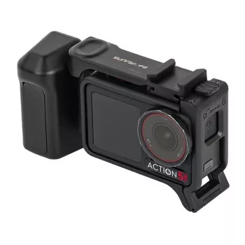 Sunnylife Magnētiskais Ātrās Atbrīvošanas Turētājs DJI Osmo Action 5 Pro / 4 / 3, Melns