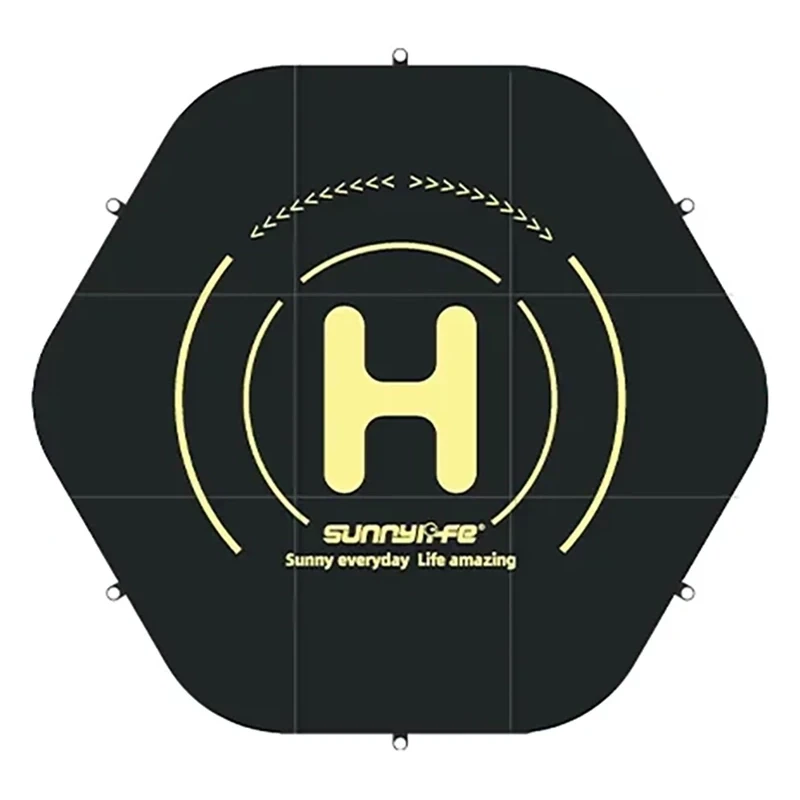 Sunnylife TJP10 Hexagonal Drone Landing Pad 110cm Double Sided Orange/Blue