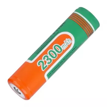 SUPERFIRE 18650 akumulators 2300 mAh 3.7V Li-ion uzlādējams ar aizsardzību (pogas kontakts)
