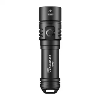 Superfire DL02 uzlādējams LED lukturis, 300 lūmeni, USB-C, IPX4