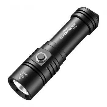 Superfire DL02 uzlādējams LED lukturis, 300 lūmeni, USB-C, IPX4