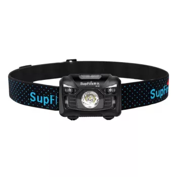 Superfire HL06 500 lūmenu uzlādējama LED galvas lampa, IP44