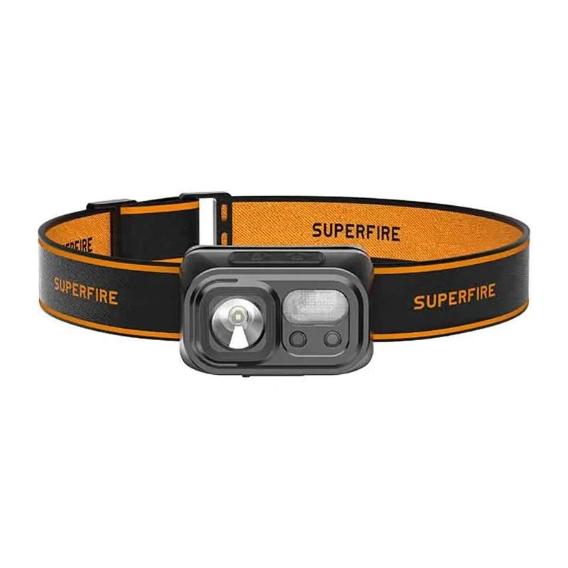 Superfire HL23-X 300 Lumen USB-C uzlādējams LED galvas lukturis