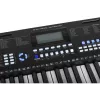 SUPRIMO EK611 61 taustiņu bērnu mācību klaviatūra ar LCD displeju, 200 toņiem, 128 ritmiem, mikrofonu un notīm