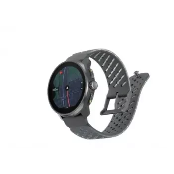 Suunto Race S Graphite GPS daudzsporta pulkstenis ar 1.32 inch AMOLED skārienekrānu, nerūsējošā tērauda korpusu, sirdsdarbības mērītāju, 100m ūdensizturību