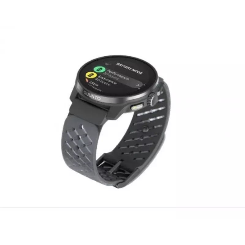 Suunto Race S Graphite GPS daudzsporta pulkstenis ar 1.32 inch AMOLED skārienekrānu, nerūsējošā tērauda korpusu, sirdsdarbības mērītāju, 100m ūdensizturību