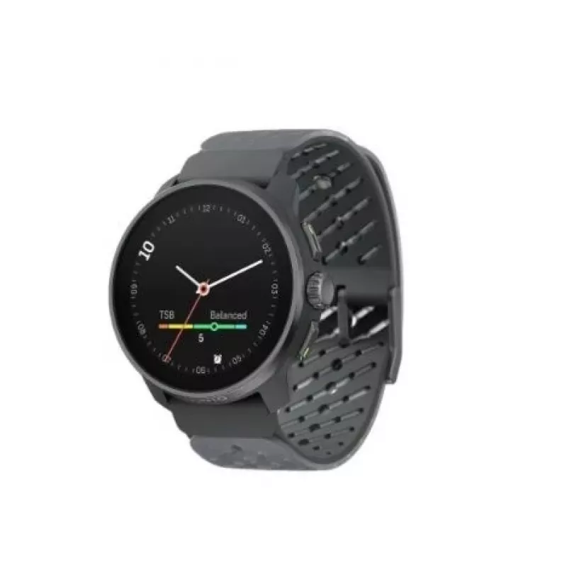 Suunto Race S Graphite GPS daudzsporta pulkstenis ar 1.32 inch AMOLED skārienekrānu, nerūsējošā tērauda korpusu, sirdsdarbības mērītāju, 100m ūdensizturību