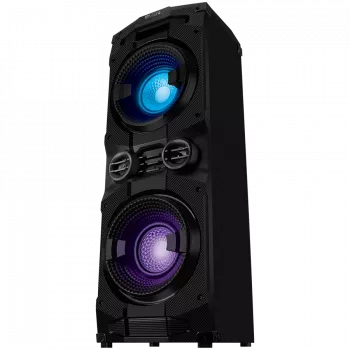 SVEN PS-1500 Skaļrunis, Melns (500W, Bluetooth, FM, USB, LED Displejs, AC Barošana)
