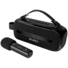 SVEN PS-255 Skaļrunis, Melns (12W, Bluetooth, FM, USB, Karaokes Mikrofons, 3600mAh)