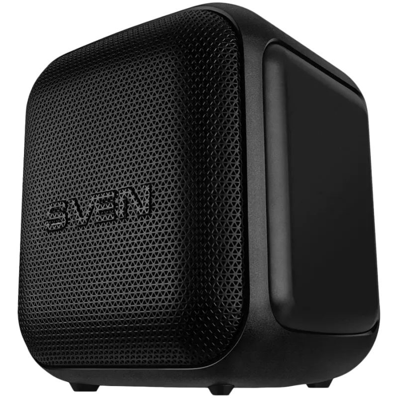 SVEN PS-880 Pārnēsājams Bluetooth skaļrunis, 110W RMS, TWS, FM, USB, microSD, LED displejs, litija baterija, melns