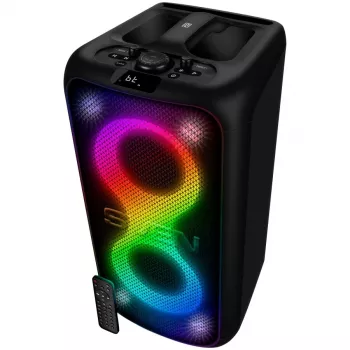 SVEN PS-960 2.0 pārnēsājamais Bluetooth skaļrunis 160W TWS FM USB LED melns