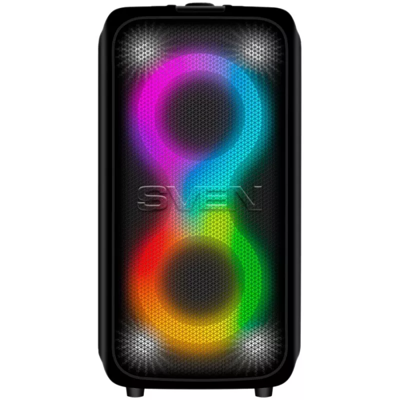SVEN PS-960 2.0 pārnēsājamais Bluetooth skaļrunis 160W TWS FM USB LED melns