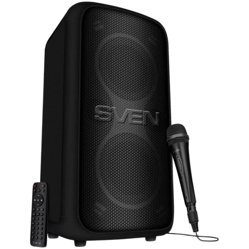 SVEN PS-960 2.0 pārnēsājamais Bluetooth skaļrunis 160W TWS FM USB LED melns