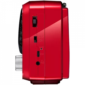 SVEN SRP-150 Pārnēsājams skaļrunis, sarkans (3W, Bluetooth, FM/AM/SW, USB, microSD, lukturītis, akumulators)