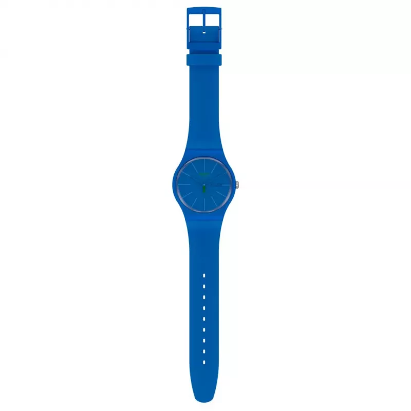 Swatch New Gent SO29N700 Vīriešu Zils Biokeramikas Pulkstenis 41mm
