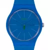 Swatch New Gent SO29N700 Vīriešu Zils Biokeramikas Pulkstenis 41mm
