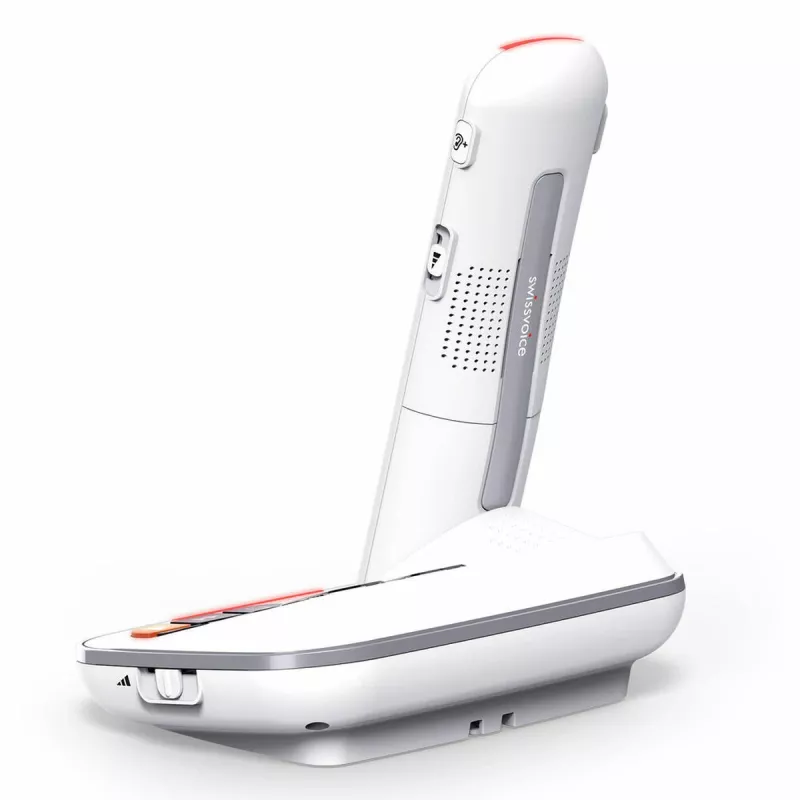 Swissvoice Xtra 2355 DECT bezvadu tālrunis ar atbildētāju un zvanītāja ID, balts