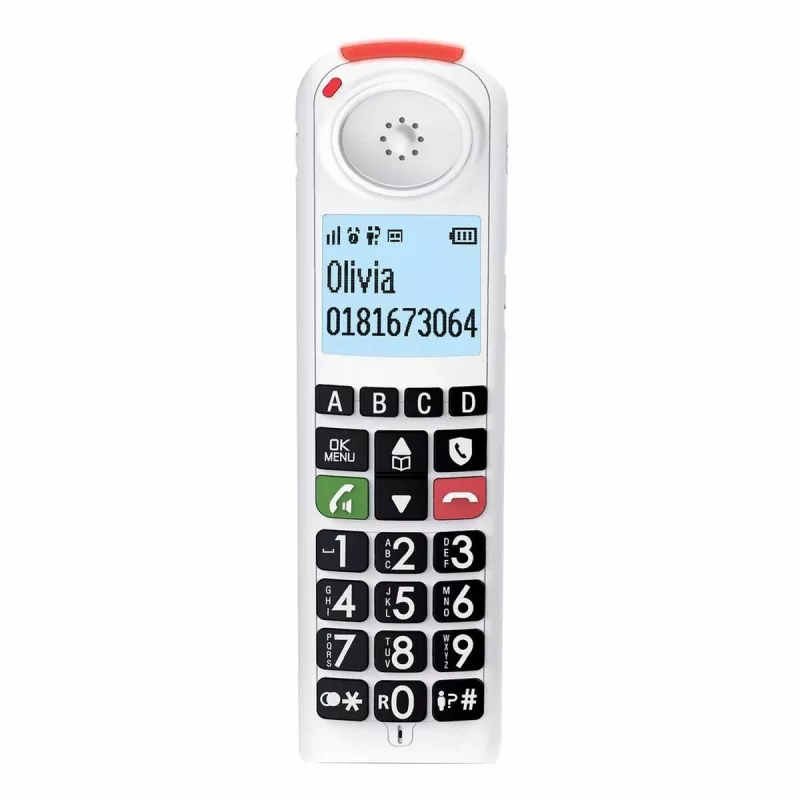 Swissvoice Xtra 2355 DECT bezvadu tālrunis ar atbildētāju un zvanītāja ID, balts