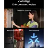 SwitchBot Smart Lock Pro komplekts ar Hub Mini Matter, Keypad Touch un NFC karti - balts