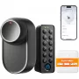 SwitchBot Smart Lock Pro komplekts ar Hub Mini Matter, Keypad Touch un NFC karti - balts