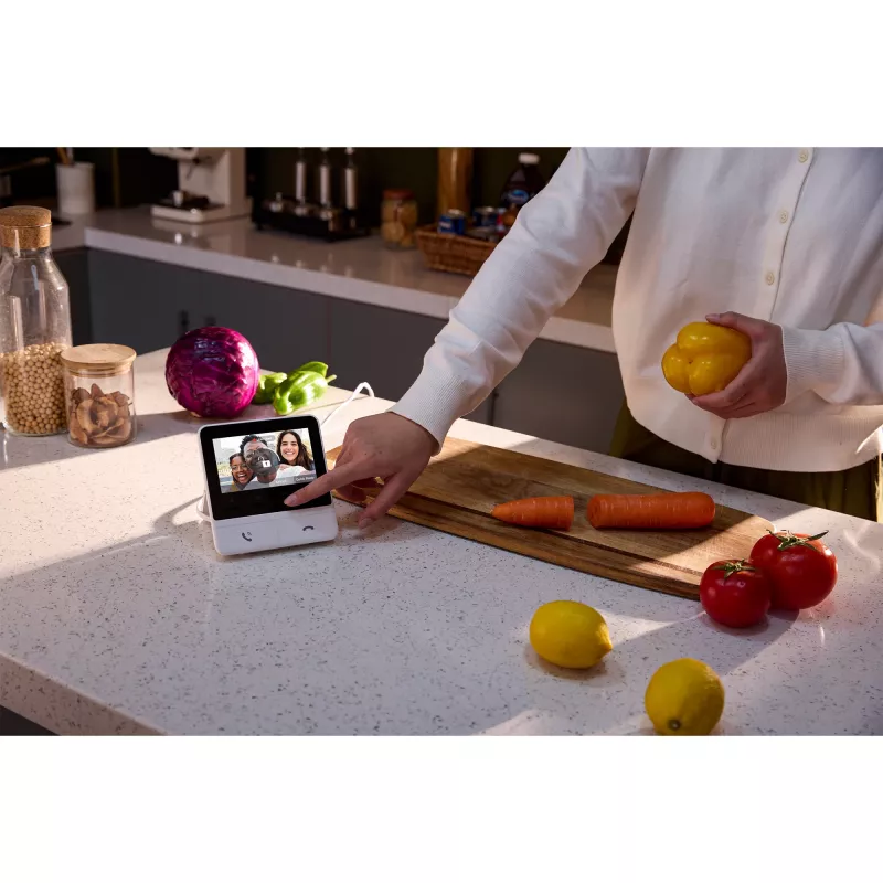 Switchbot SWB VDB-M-SW - WiFi video durvju zvans ar 4.3 inch krāsu displeju (Balts/Sudrabs)