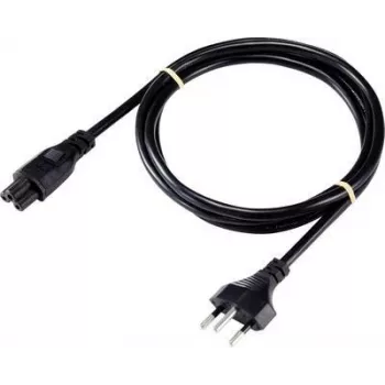 SYGONIX SY-5042688 Aukstās iekārtas barošanas kabelis, Schuko uz IEC C13, 1,8 m, melns