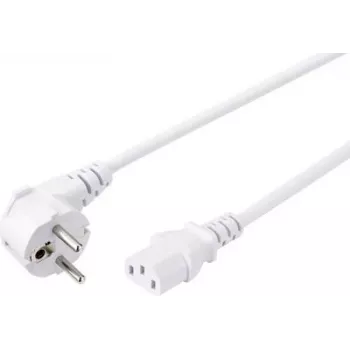 Sygonix SY-5043438 aukstās ierīces barošanas kabelis CEE 7/7 uz IEC C13 balts 5 m
