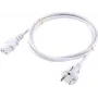 Sygonix SY-5043494 aukstās ierīces strāvas kabelis CEE 7/7 uz IEC C13 balts 2,00 m