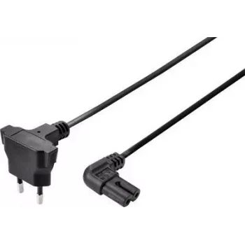 Sygonix SY-5043506 Tīkla barošanas kabelis CEE 7/7 uz IEC C13 5 m melns