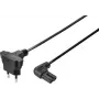 Sygonix SY-5043506 Tīkla barošanas kabelis CEE 7/7 uz IEC C13 5 m melns