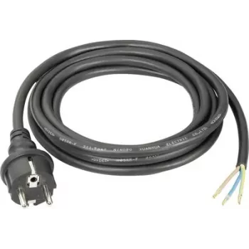 SYGONIX SY-5045576 maiņstrāvas strāvas kabelis Schuko uz IEC C13 3m melns