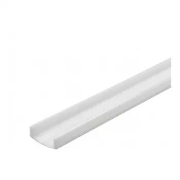 Synergy 21 LED U-Profile difuzora pārsegs Opal priekš ALU068-R, ALU069-R, ALU070-R, 2000mm, Plastmasa, Snap-on