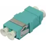 SYNERGY21 LC Duplex daudzmodu šķiedras optiskais adapteris, 50/125µm, akvamarīna krāsā, bez atloka S215481