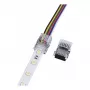 SYNERGY21 LED FLEX Strip Easy Connect Strip to Wire 12mm RGB-CCT (RGB-WW) savienotājs