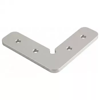 SYNERGY21 S21-LED-PR240099 90° stūra savienotājs LED U-profiliem ALU143/ALU144/ALU145/ALU146, anodēts alumīnijs, sudrabs
