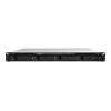 Synology RS826+ 1U plaukta 4 nodalījumu NAS, AMD Ryzen V1500B, 4GB DDR4 ECC, 4x 1GbE, bez diskiem