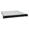 Synology RackStation RS826RP+ 4 disku 1U statņa NAS, AMD Ryzen V1500B, 4GB DDR4 ECC, 4x 1GbE, dublēts barošanas bloks