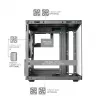 TACENS MARS MC-CUBE Micro-ATX korpuss, melns, rūdīts stikls, ARGB, USB-C